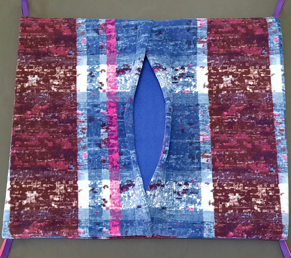 Hammock Crimson & Blue Deco